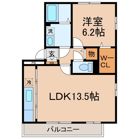 保土ケ谷駅 徒歩19分 1階の物件間取画像